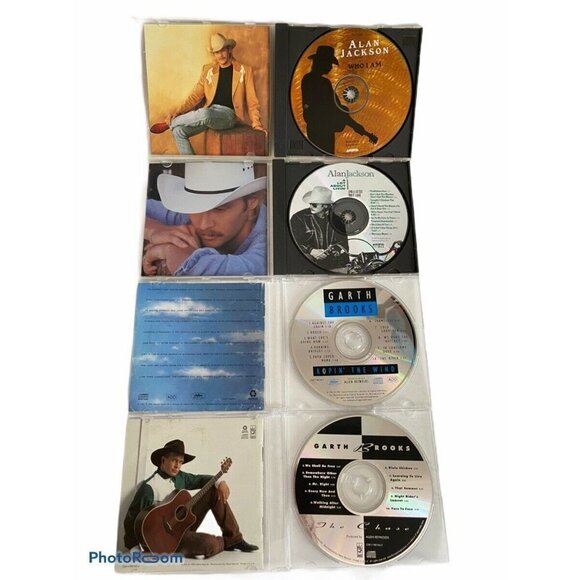 Lot of 4 Country Audio Music CDs Garth Brooks Alan Jackson Arista Sony Records - Picture 3 of 4